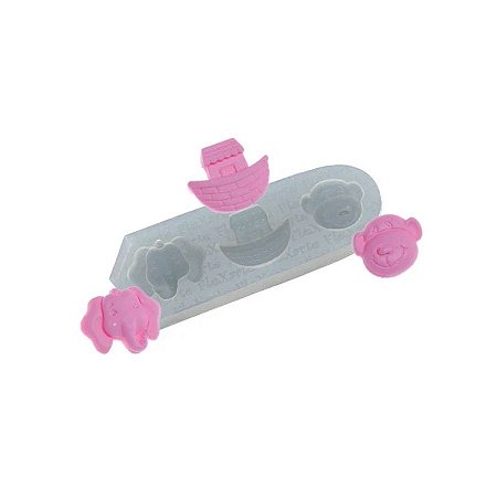 Molde de Silicone Safari - Ref. 187 - 1 unidade - Flexarte - Rizzo