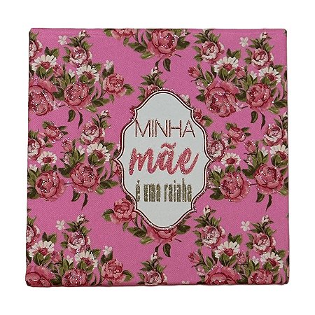 Bloco de Anotações Rosa - Minha Mãe é uma Rainha - 8cm - 1 unidade - Rizzo