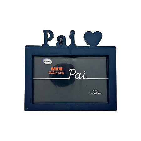 Porta Retrato Pai - Meu Melhor Amigo Pai - 17,2x15,5cm - 1 unidade - Rizzo