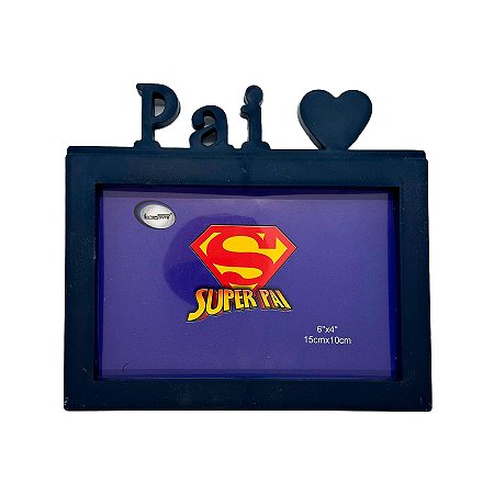 Porta Retrato Pai - Super Pai - 17,2x15,5cm - 1 unidade - Rizzo