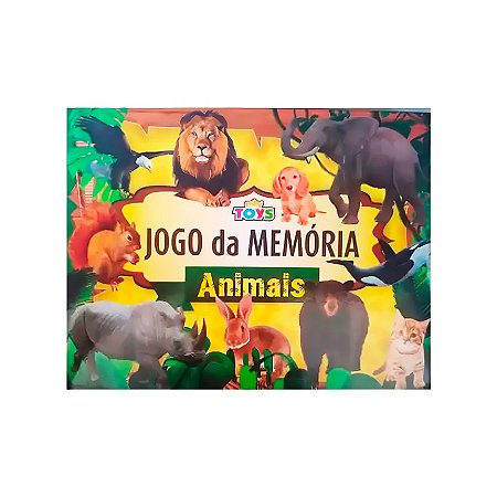 Jogo da Memória - Animais - 1 unidade - Rizzo