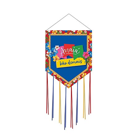 Estandarte Composê De Festa Junina  - Arraiá Bão Demais - 27x33cm - 2 unidades - Cromus - Rizzo