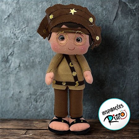 Menino em Feltro - Cangaço Festa Junina - 13x31x7cm - 1 unidade - Rizzo