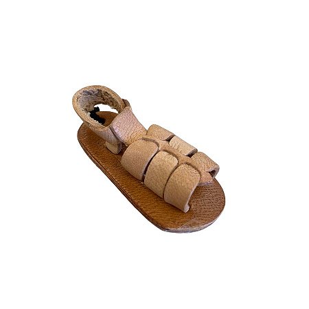 Chaveiro Lembrancinha Sandalha De Couro - Modelo 2 - 5cm - 1 unidade - Rizzo