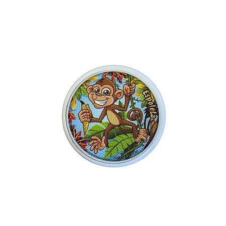 Copinho Retrátil Turma Da Floresta - Branco - 6x2,5cm - 1 unidade - Rizzo