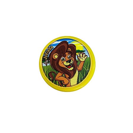 Copinho Retrátil Turma Da Floresta - Amarelo - 6x2,5cm - 1 unidade - Rizzo