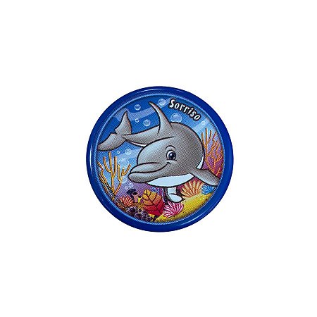Copinho Retrátil Turma Da Floresta - Azul - 6x2,5cm - 1 unidade - Rizzo