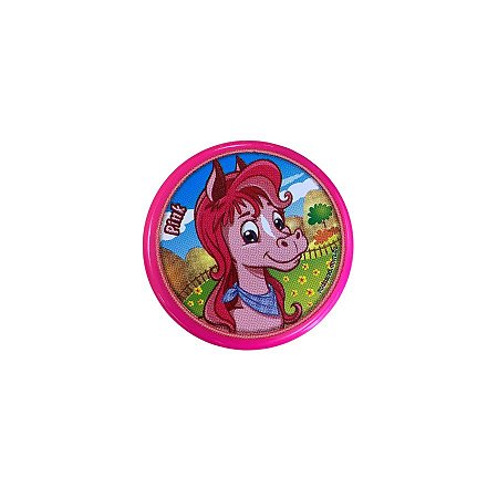 Copinho Retrátil Turma Da Floresta - Rosa - 6x2,5cm - 1 unidade - Rizzo