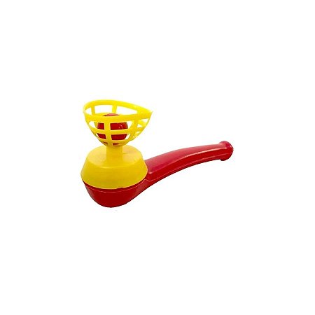 Brinquedo Cachimbo Infantil Colorido com Bolinha - 10cm - 5 unidades - Rizzo