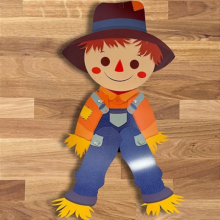 Espantalho Articulado de Festa Junina - 92cm - 1 unidade - Cromus - Rizzo
