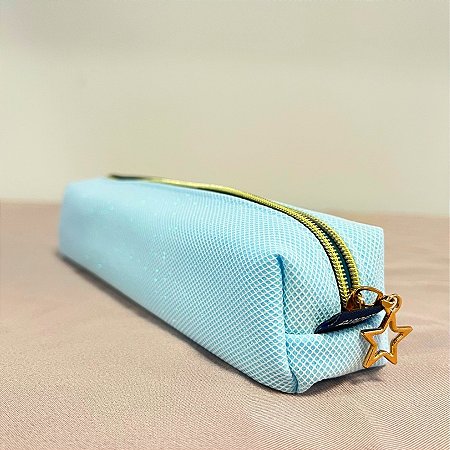 Estojo Brilhante - Azul - 20x5cm - 1 unidade - Rizzo