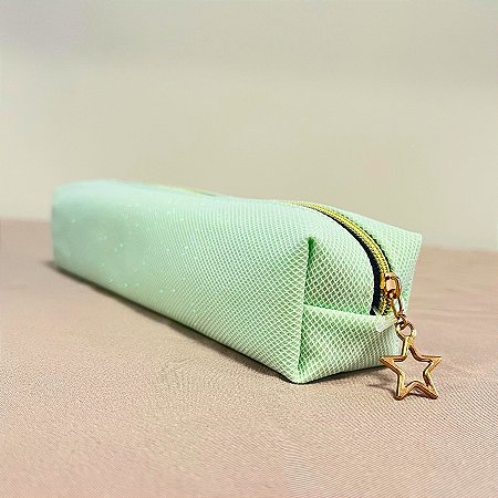 Estojo Brilhante - Verde - 20x5cm - 1 unidade - Rizzo
