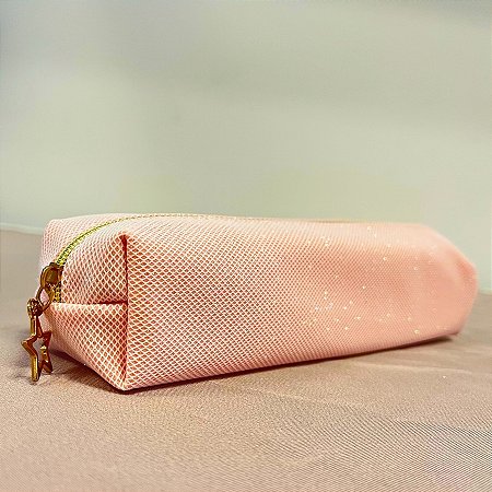 Estojo Brilhante - Rosa - 20x5cm - 1 unidade - Rizzo