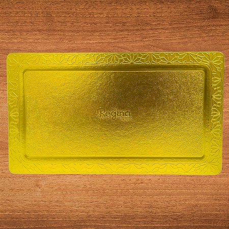 Cakeboard Retangular Dourado - 30x40cm - 1 unidade - Regina - Rizzo