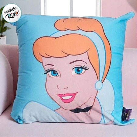Almofada Cinderela - 40cm - 1 unidade - Disney Original - Rizzo