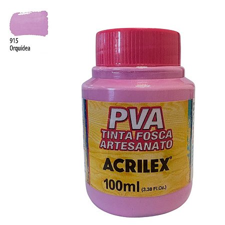 Tinta Fosca Artesanato PVA 100ml - Orquídea - 1 unidade - Acrilex - Rizzo