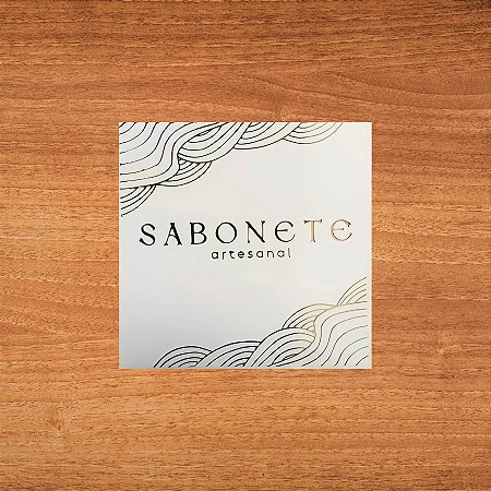 Adesivo Sabonete Gold - Ref.Hot Stamping - 2350 - 4x4cm - 20 unidades - Stickr - Rizzo