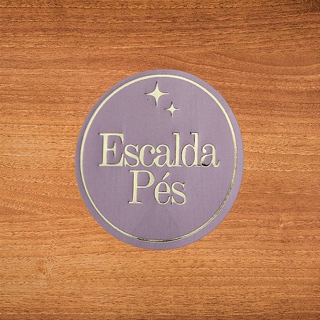 Adesivo Escalda Pés Pink - Ref.2360 - Hot Stamping - 4x4cm - 20 unidades - Stickr - Rizzo