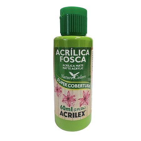 Tinta Acrílica Fosca 60ml - Verde Pistache - 1 unidade - Acrilex - Rizzo