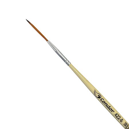 Pincel Artístico - Modelo 422-6 - 1 unidade - Rizzo