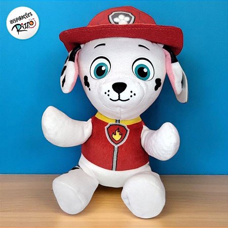 Pelúcia Marshall - Patrulha Canina - 19cm - 1 unidade - Rizzo