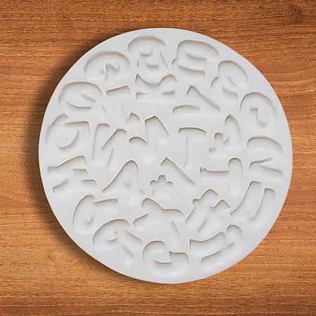 Molde De Silicone Alfabeto Disney - Ref. 1778 - 1 unidades - Mazulli  - Rizzo