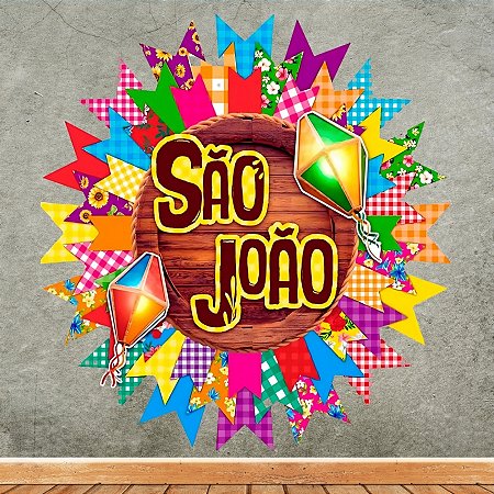 Painel Decorativo De Festa Junina 4 Lâminas - São João - 86x86cm - 1 unidades - Regina - Rizzo