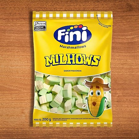 Marshmallows Milhows - Pamonha - 200g - 110 unidades - Fini - Rizzo