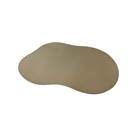 Bandeja Mesa Orgânica Com Pé - Nude - 20x30cm - 1 unidade - Rizzo