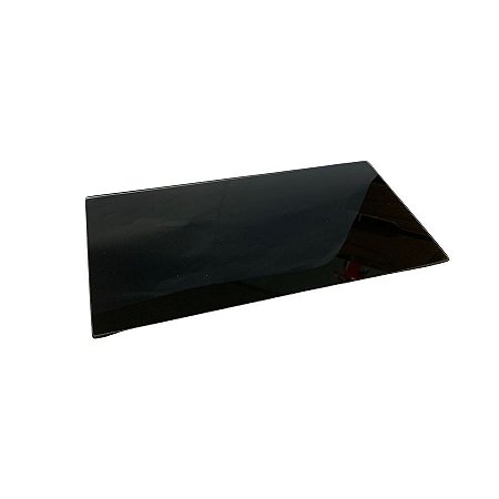 Bandeja Mesa Retangular Com Pé - Preto - 10x20cm - 1 unidade - Rizzo