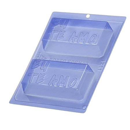 Forma de Acetato Especial Barra "Eu Te Amo" 300g - Ref.1211 - 1 unidade - Porto Formas - Rizzo