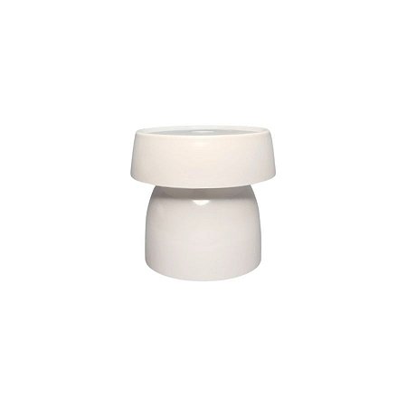 Boleira Cogumelo Pequena - Branco - 12x13cm - 1 unidade - Rizzo