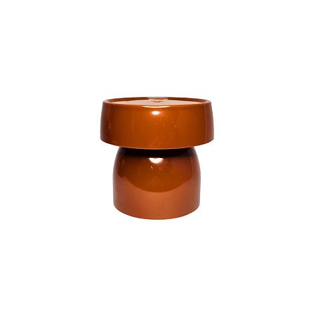 Boleira Cogumelo Pequena - Terracota - 12x13cm - 1 unidade - Rizzo