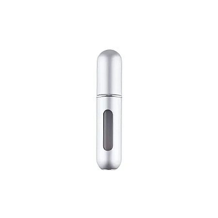 Porta Perfume de Vidro Portátil - Cinza - 5ml - 7,5cm - 1 unidade - Rizzo