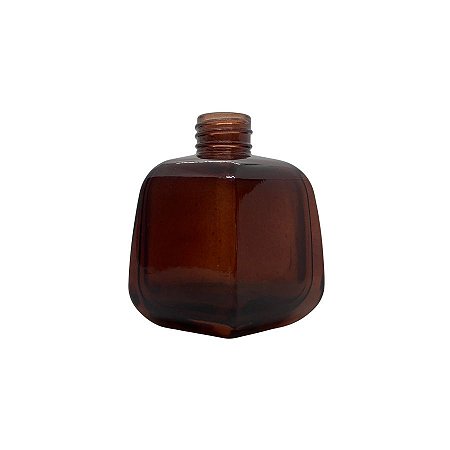 Frasco Para Perfumaria de Vidro Bari - Marrom - 200ml - Rosca 28/410 - 1 unidade - Rizzo