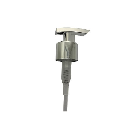 Válvula Bico de Pato - Prata Prime Metalizada - Rosca 28/410 - 16cm - 1 unidade - Rizzo