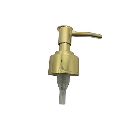Válvula Bico de Pato - Elegance Dourada Metalizada - Rosca 28/410 - 21cm - 1 unidade - Rizzo