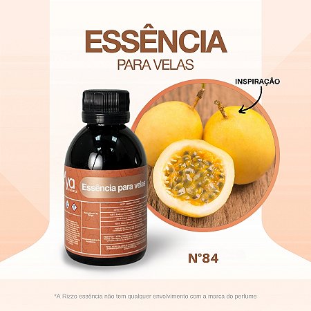 Essência Maracujá Doce Concentrada Para Velas N°84 - 100g - 1 unidade - Vya - Rizzo
