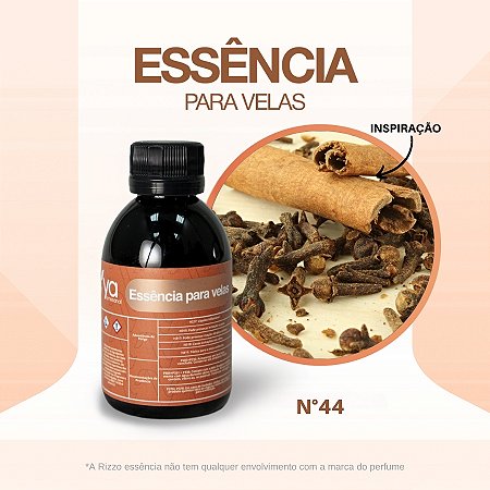 Essência Cravo e Canela Concentrada Para Velas N°44 - 100g - 1 unidade - Vya - Rizzo