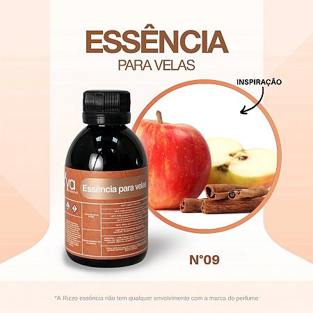 Essência Apple Spice Concentrada Para Velas N°09 - 100g - 1 unidade - Vya - Rizzo
