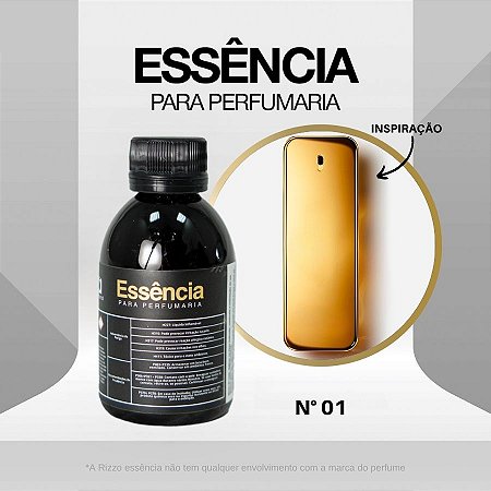 Essência 1 Million Concentrada para Perfumaria N°01 - 100g - 1 unidade - Rizzo