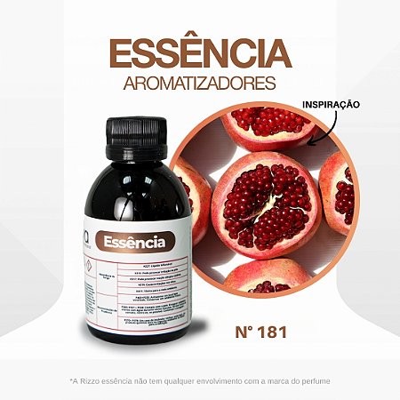 Essência Roma da Turquia Concentrada para Ambientes N°181 - 100 g - 1 unidade - Rizzo