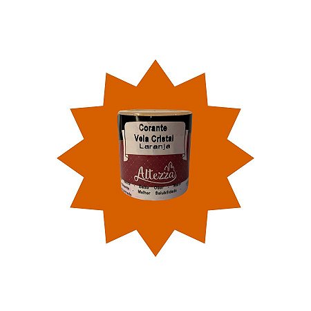 Corante em Pó para Vela Gel - Laranja - 15g - 1 unidade - Rizzo