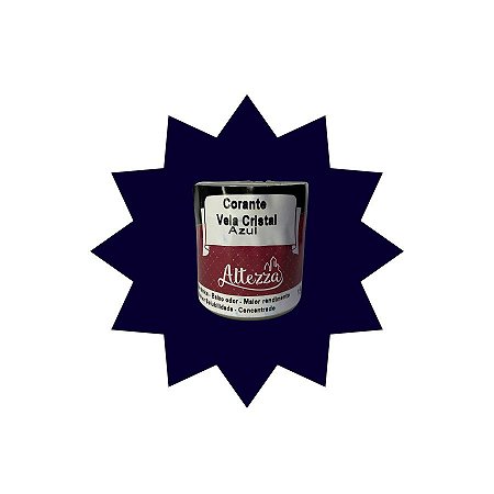 Corante em Pó para Vela Gel - Azul - 15g - 1 unidade - Rizzo