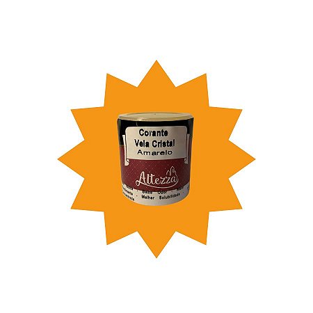 Corante em Pó para Vela Gel - Amarelo - 15g - 1 unidade - Rizzo