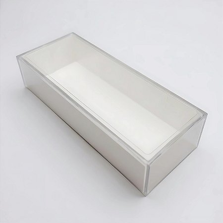Caixa Retangular Acetato 69 - Fundo Branco - 23,5x8,5x4,5cm - 20 unidades - CAC - Rizzo