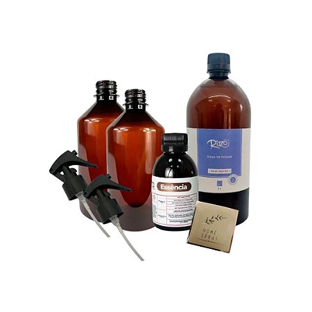 Kit Para Home Spray Artesanal Iniciante Com Essência Floral - 1 unidade - Rizzo