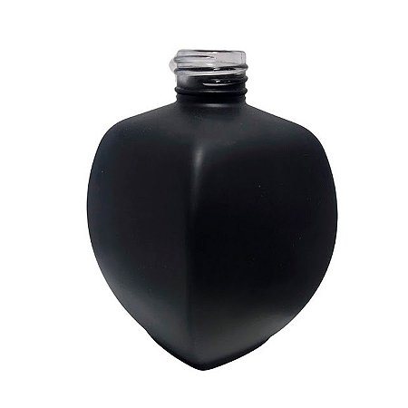 Frasco para Perfumaria de Vidro - Preto Fosco - 300ml - 1 unidade - Rizzo