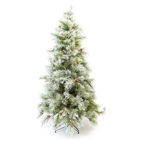 Árvore de Natal Modelo Nassau Com 400 Leds - Bivolt - C/537H - 2,1m - 1 unidade - Cromus - Rizzo