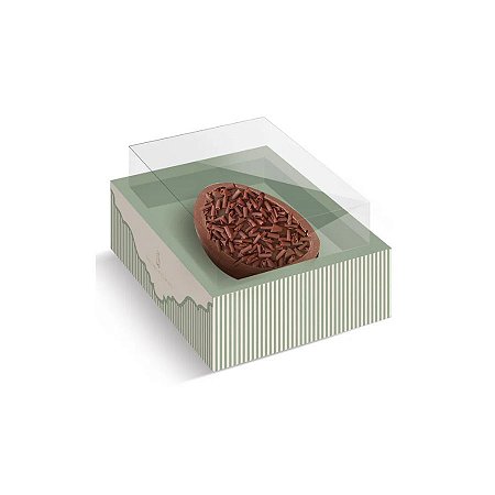 Caixa New Moldura Para Meio Ovo Com Colher - Lavie Sálvia - 6 unidades - Cromus - Rizzo